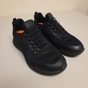 Skechers Cessnock Carrboro Women's Slip-On Work Shoes Sneakers Black Sz 7.5 Slip